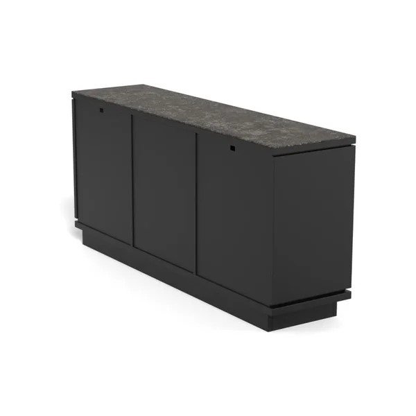 Crna komoda od MDF-a 160x75x40 cm Tribeca – Actona-image-2