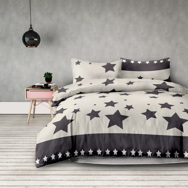 Set pamučnih popluna i 2 jastučnice AmeliaHome Averi Starlight, 200 x 200 cm + 50 x 75 cm-image-1