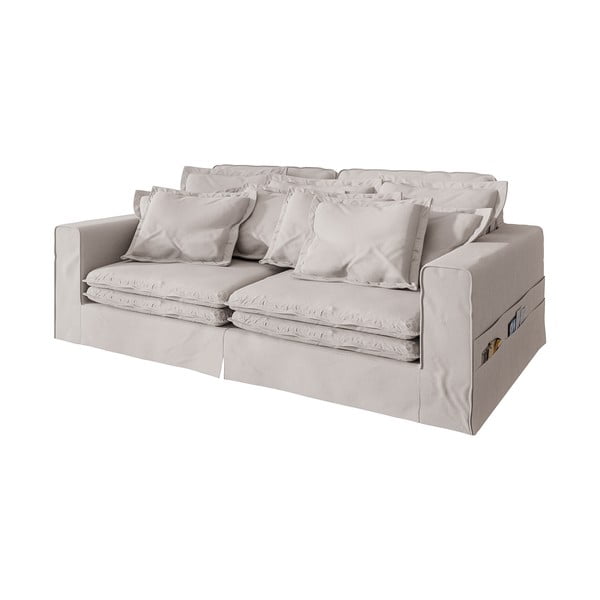 Krem sofa 236 cm Nora – Ropez-image-2