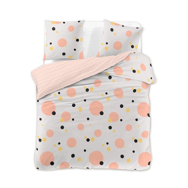 Svijetlo ružičasta pamučna posteljina za bračni krevet/za produženi krevet 200x220 cm Sweety – AmeliaHome