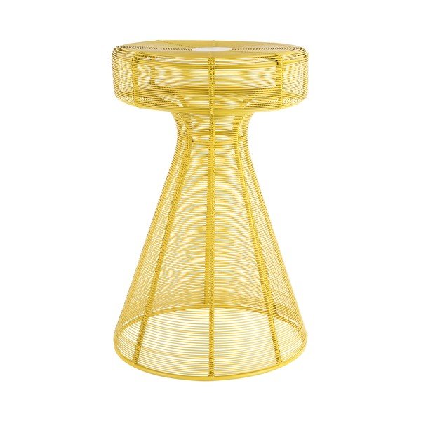 Metalni okrugao pomoćni stol ø 30,5 cm Cuerda Corcho – Leitmotiv