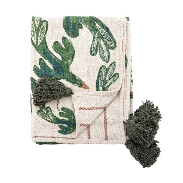 Deka od recikliranog pamuka 130x160 cm Birdliva – Bloomingville