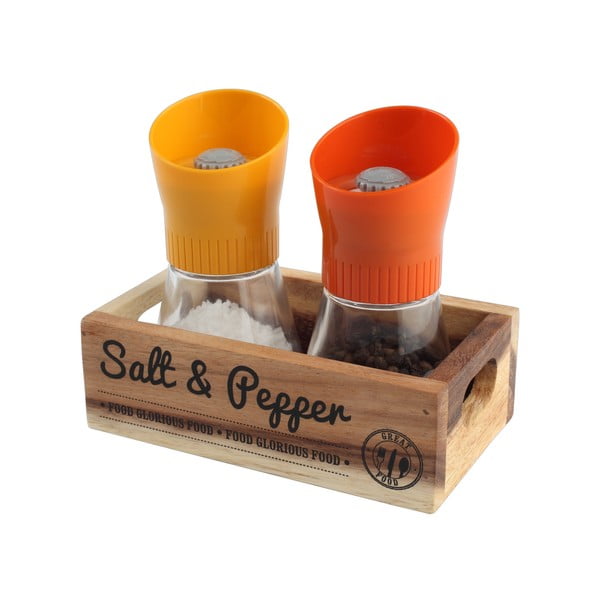 Posuda za sol i papar od drveta bagrema T&G Woodware Glorious-image-1