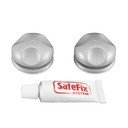 Set s 2 samoljepljive kuke Metaltex Eureka!