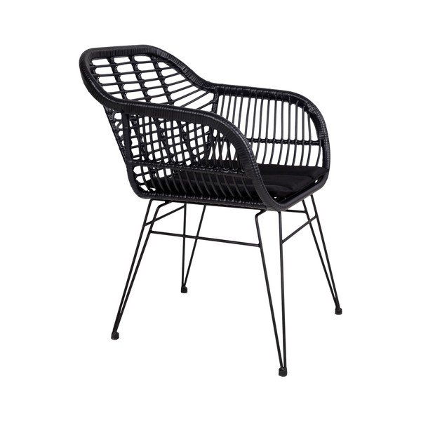 Set od 2 vanjske fotelje od umjetnog ratana s jastukom House Nordic Trieste-image-1