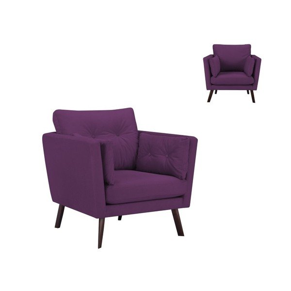 Ljubičasta fotelja Mazzini Sofas Elena-image-2