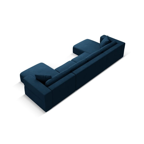 Plava kutna garnitura (u obliku slova "U") Esther – Milo Casa-image-3