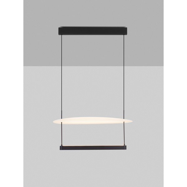 Bijela/mat crna LED viseća svjetiljka aluminijska s mogućnosti zatamnjivanja ø 60 cm Diona – Nova Luce-image-3