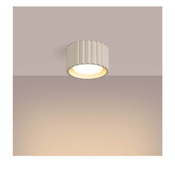 Bež metalni reflektor ø 10 cm Zora – Sollux-image-4