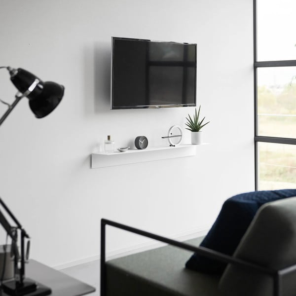 Bijela metalna polica 90 cm – YAMAZAKI-image-1