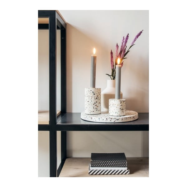 Ručno rađen svijećnjak PT LIVING Terrazzo Trois, visina 12,5 cm-image-4