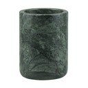 Tamno zelena mramorna čaša za četkice za zube Marble – Mette Ditmer Denmark