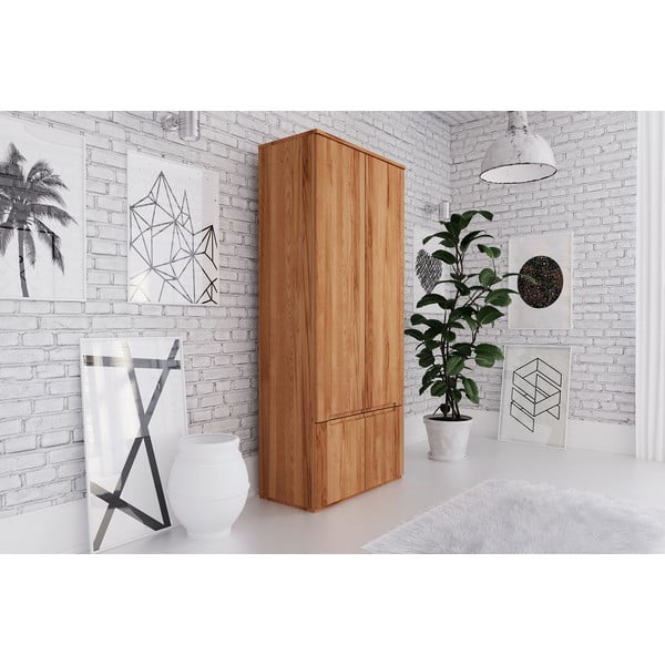 Ormar od bukovog drveta 90x206 cm Vento 2 - The Beds-image-4