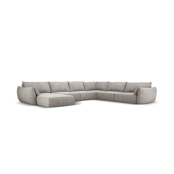 Svijetlo siva kutna garnitura (desni kut) Vanda - Mazzini Sofas-image-2