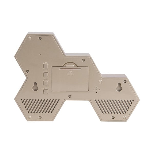 Gumena budilica u crno-zlatnoj boji Karlsson Six in the Mix-image-1