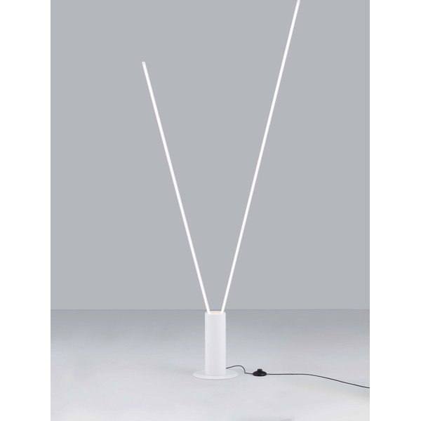 Mat bijela metalna LED stojeća svjetiljka sa savitljivom konstrukcijom (visina 181 cm) Kimolia – Nova Luce-image-3