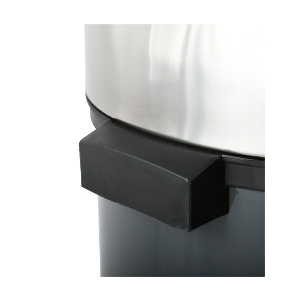 Tamno siva željezna kanta za smeće na dodir 30 l – MSV-image-4