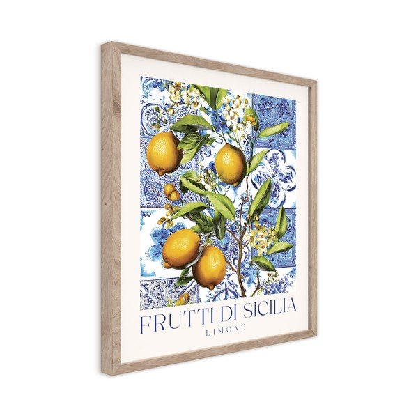 Tiskana slika s okvirom 40x50 cm Sicilia – Styler-image-4