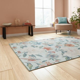 Plavi periv tepih 152x230 cm Pipa Floral – Catherine Lansfield