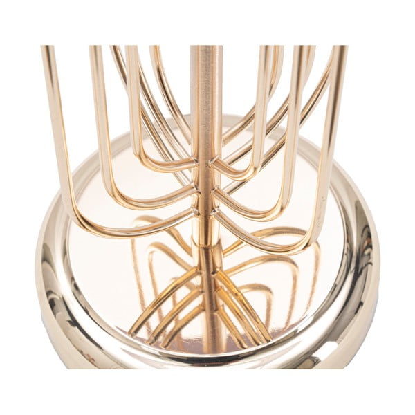 Ružičasta stolna svjetiljka Mauro Ferretti Krist, visina 64 cm-image-4