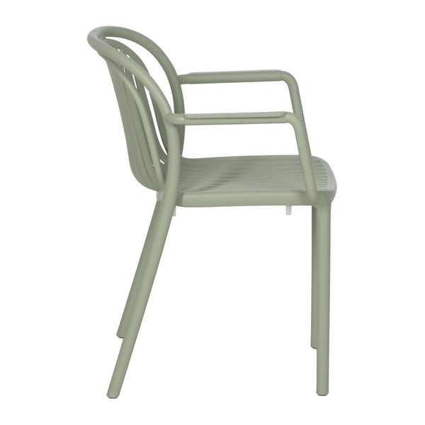 Zelena plastična blagovaonska stolica Alia – Ixia-image-2