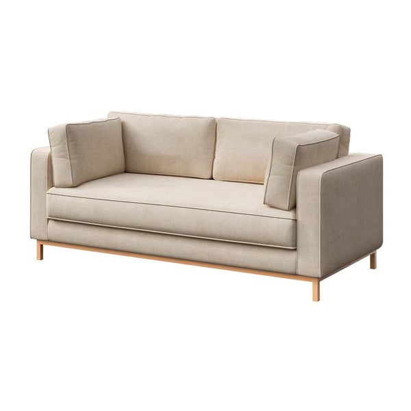 Bež baršunasti sofa 192 cm Celerio – Ame Yens-image-2