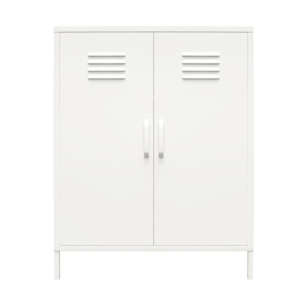 Bijeli metalni ormarić 40x102x80 cm Mission District – Støraa