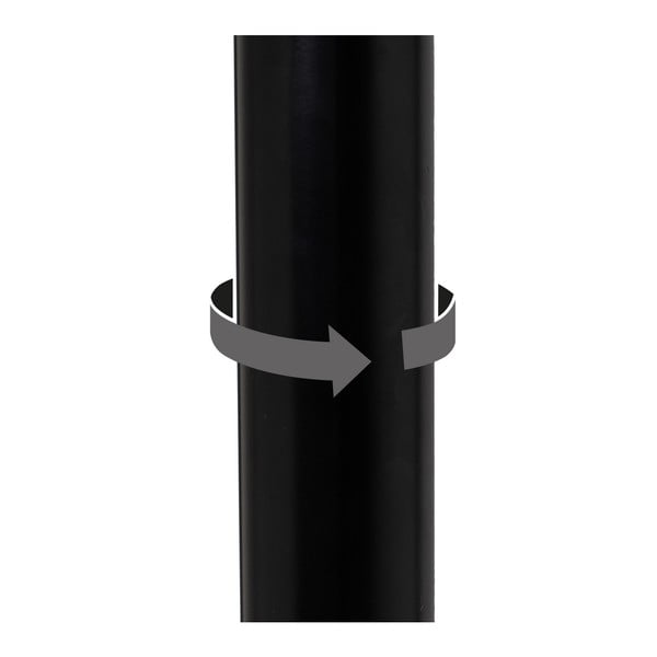 Crne barske stolice u setu podesive visine 2 kom od umjetne kože (visine sjedala 56,5 cm) – Casa Selección-image-4