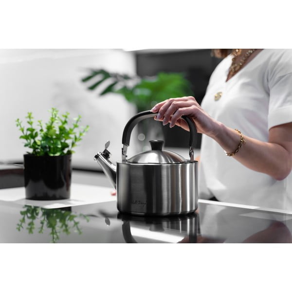 Mat kuhalo za vodu s klipom od nehrđajućeg čelika Vialli Design Diamante, 1,5 l-image-4