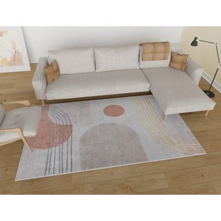 Narančasti/krem perivi tepih 80x150 cm – Vitaus