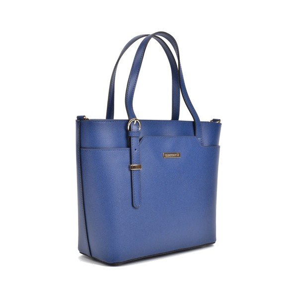 Plava kožna torbica Mangotti Bags Francesca-image-2