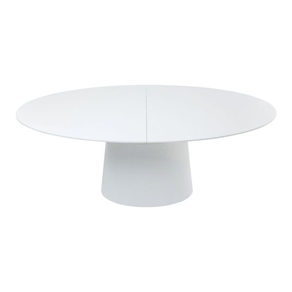 Bijeli sklopivi blagovaonski stol Kare Design Benvenuto, 200 x 110 cm