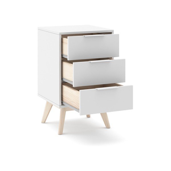 Bijeli noćni ormarić Campus – Marckeric-image-3