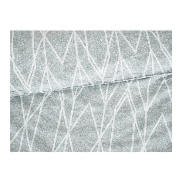 Siva posteljina za krevet za jednu osobu od krepa 140x200 cm Gray Stripes – B.E.S.-image-1