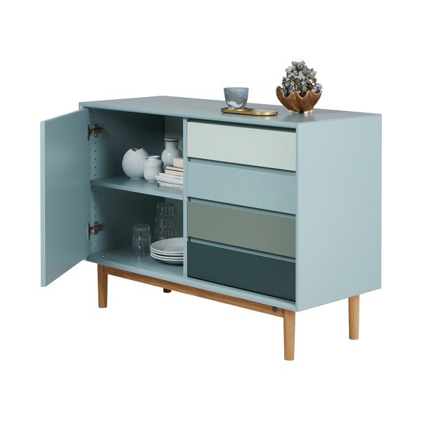 Mentol zelena niska komoda 114x80 cm Color Box – Tom Tailor-image-4