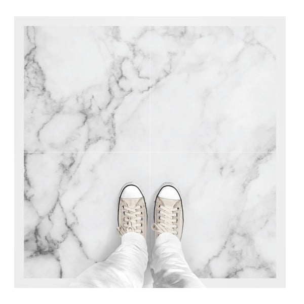 Set od 4 podne naljepnice Ambiance White Marble-image-2