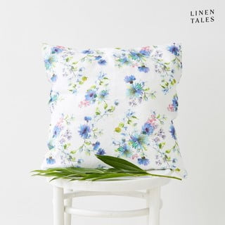 Lanena ukrasna jastučnica 50x50 cm White Flowers – Linen Tales