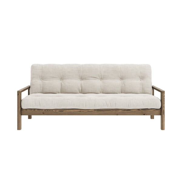 Bijela sklopiva sofa 205 cm Knob – Karup Design