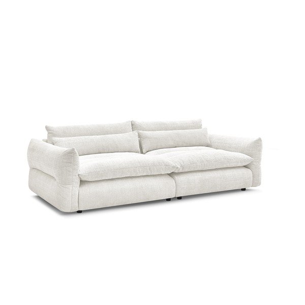 Bijela sofa od šenila 276 cm Neil – Bobochic Paris-image-2