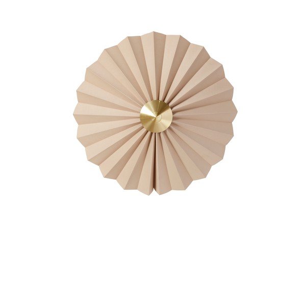 Bež zidna lampa s utikačem ø 48 cm Pliss – Hübsch