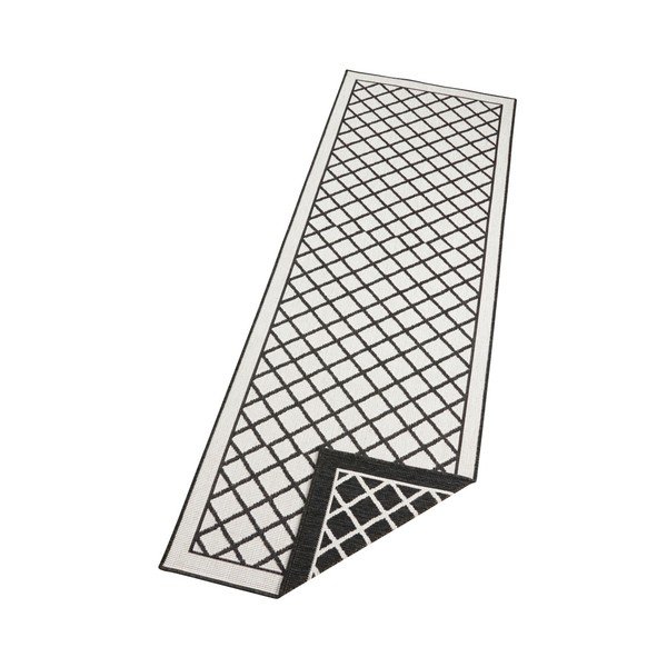 Crno-bež tepih za eksterijer NORTHRUGS Sydney, 80 x 250 cm-image-3
