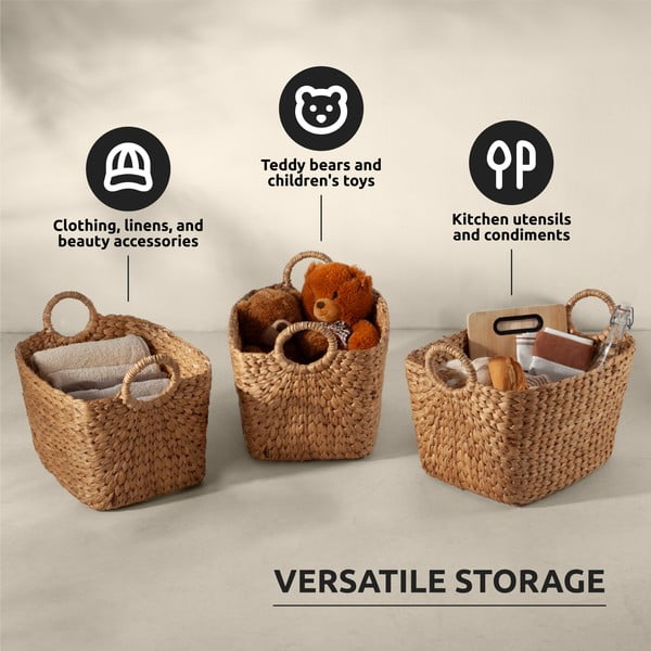 Pletena košara 56x37x31,5 cm Caracas XXL – Compactor-image-4