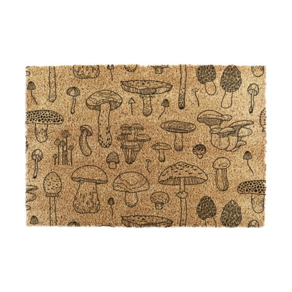 Otirač od kokosovih vlakana 40x60 cm Mushrooms – Artsy Doormats