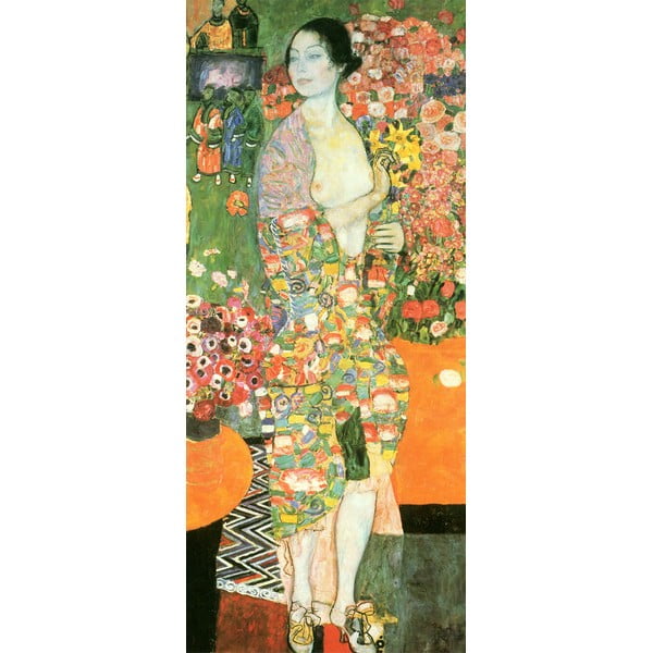 Reprodukcija slike Gustava Klimta - The Dancer, 30 x 70 cm