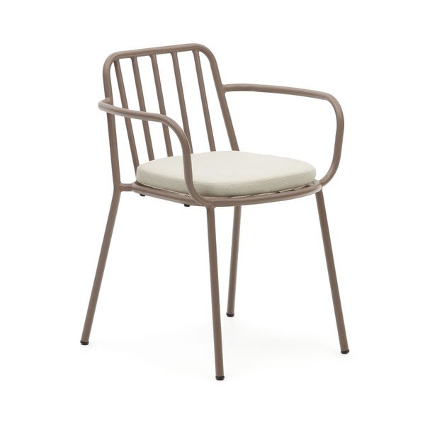 Ljubičaste metalne vrtne stolice u setu 4 kom Bramant – Kave Home