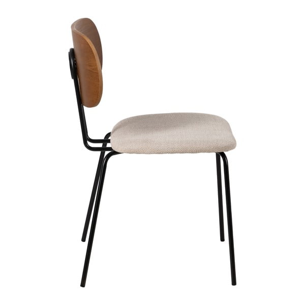 Smeđe/krem blagovaonske stolice u setu 4 kom Cleo – Ixia-image-2