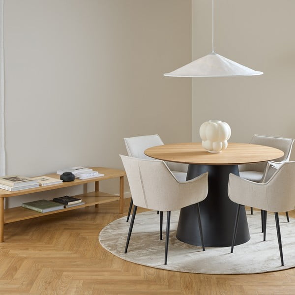 Krem podstavljena blagovaonska stolica Bonita – Actona-image-1