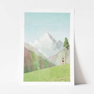 Poster Travelposter Himalayas, 30 x 40 cm
