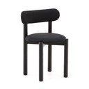 Crne blagovaonske stolice u setu 2 kom od punog hrasta Nebai – Kave Home