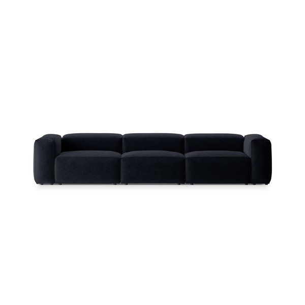 Tamno plava sofa 364 cm Bergamo – Cosmopolitan Design